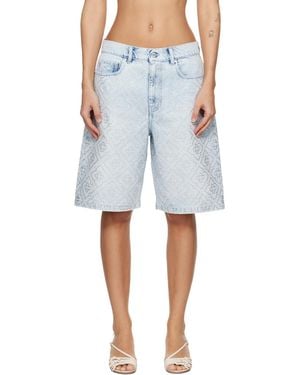 CASABLANCA Hotfix Baggy Denim Shorts - Multicolor