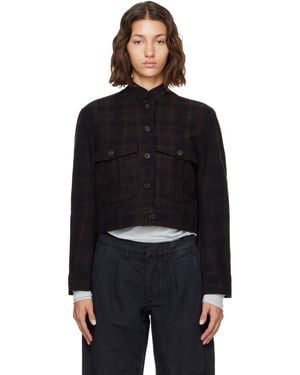 Jeanerica Lee Check Jacket - Black