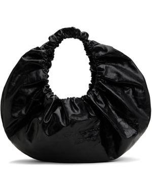 Alexander Wang ラージ Crescent クラックル バッグ - ブラック