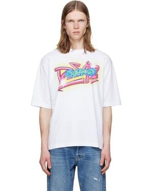 DSquared² Rebel Tags Loose Fit T-Shirt - White