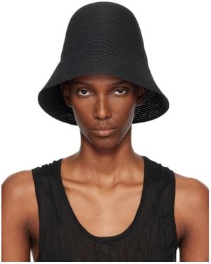 TOTEME Paper Sun Bucket Hat - Black