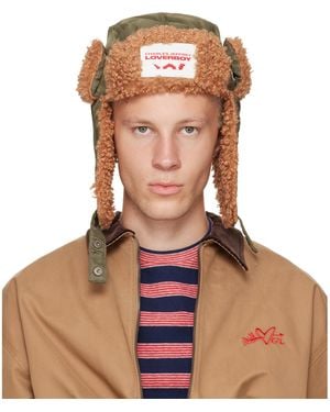 Charles Jeffrey Khaki Trapper Hat - Brown