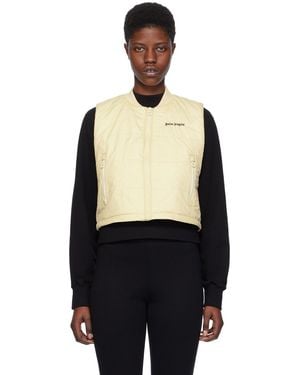 Palm Angels Off-white Classic Vest - Black