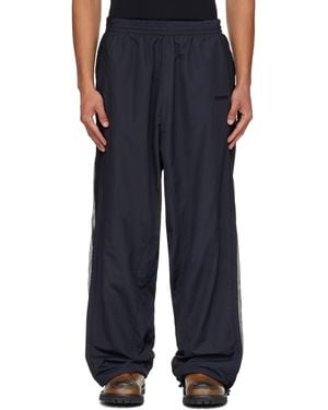 Vetements Mesh Panel Track Pants - Blue