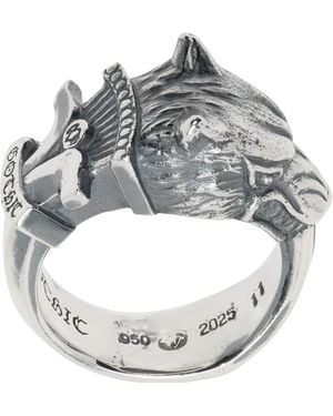 Yohji Yamamoto シルバー Wolf Dagger リング - メタリック