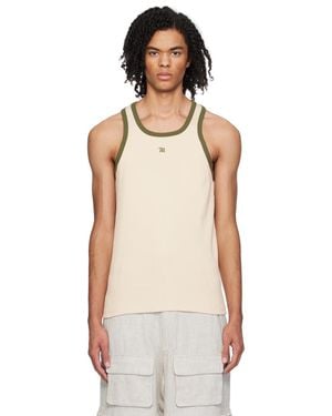 MISBHV Beige 'm' Tank Top - Multicolour