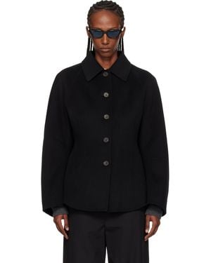 Rohe Double-Faced Sculptural Jacket - Black