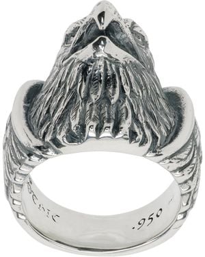 Yohji Yamamoto Eagle Head Ring - Metallic