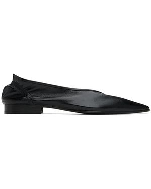 BY FAR Carré Loafers - Black