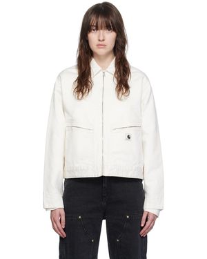 Carhartt ホワイト Norris ジャケット