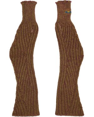 Vivienne Westwood Mary Arm Warmers - Brown