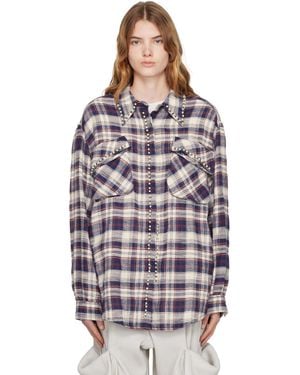 OPEN YY Beaded Pocket Shirt - Multicolour