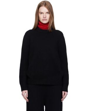 ARCH THE Over Fit Cashmere Pullover Jumper - Black
