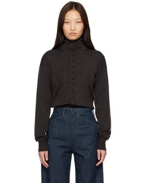 Lemaire Buttoned Cardigan - Black