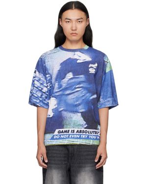 Gerrit Jacob T-Shirt Bleu À Image Imprimée