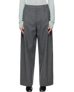 WOOYOUNGMI Wool Pants - Black