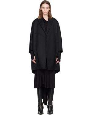 AARON ESH Cocoon Coat - Black