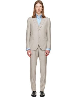 BOSS Three-Piece Slim-Fit Suit - Grey