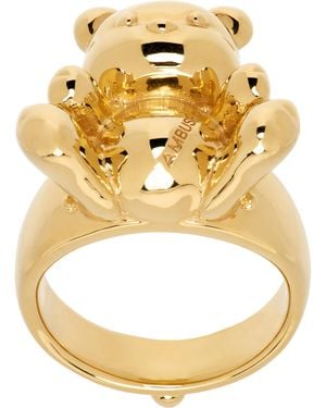 Ambush Inflated Teddy Bear Ring - Metallic