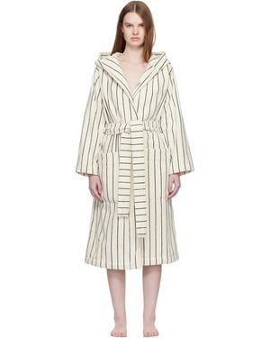 Tekla Terry Hooded Bathrobe - Multicolour