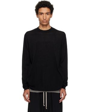 Rick Owens Tower Oversized Level Jumper - Black
