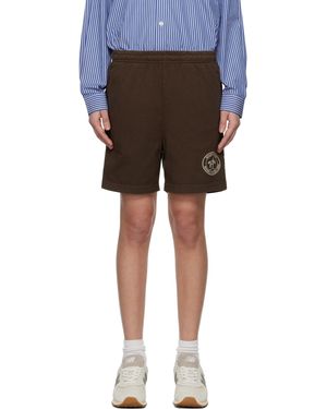 Sporty & Rich 'Riding Club' Gym Shorts - Black