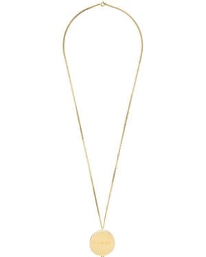Vetements Pendant Necklace - Black