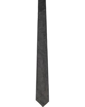 DEADWOOD Timo Leather Tie - Black