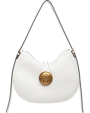Versace Emblème Nappa Bag - White