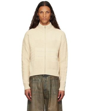 Acne Studios Zip Jumper - Natural