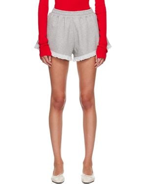 Ganni Isoli Shorts - Red