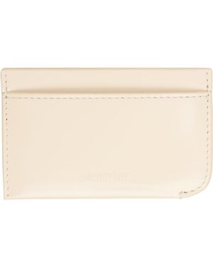 Jacquemus Off- 'Le Porte Curvo' Card Holder - Black