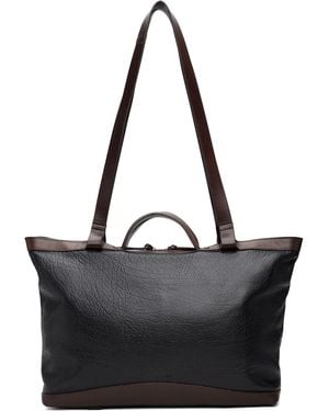 Dries Van Noten Leather Tote - Black