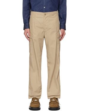 Beams Plus Pantalon Cargo Militaire - Bleu