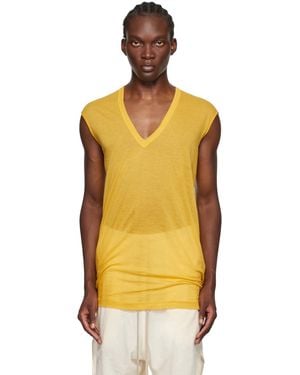 Rick Owens Porterville Deep V トップス - オレンジ