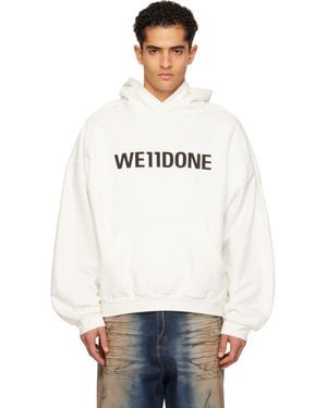 we11done Hoodie - White