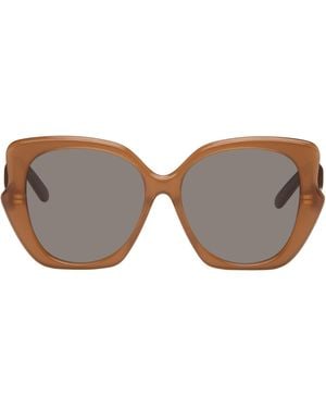 Loewe Tan Fantasy Slim Sunglasses - Brown