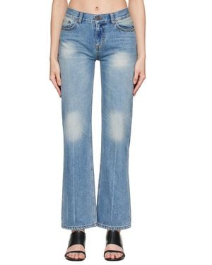 Tonywack Low-Rised Straight Classic Jeans - Blue
