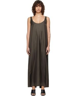 Rohe Silk Scoop-Neck Maxi Dress - Black