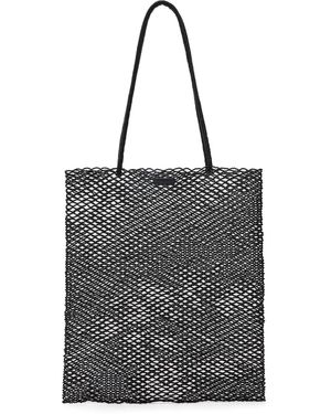 Cordera Handmade Beaded Tote - Black