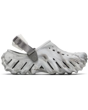 Crocs™ Echo Marbled Clogs - Black