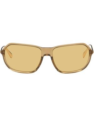 Jacquemus Linda Farrow Edition 'The Mimosa' Sunglasses - Natural