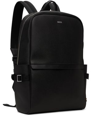 BOSS ポリッシュド ハードウェア バックパック ブラック BOSSのブラック ポリッシュド ハードウェア バックパックがセール中