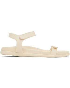 Ancient Greek Sandals オフホワイト Poros サンダル - ブラック