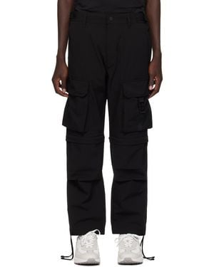 HUGO Black Zip-off Cargo Pants