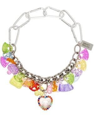 Chopova Lowena Shopaholic Carabiner Necklace - Multicolour