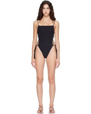 Alaïa Tassel Swimsuit - Blue