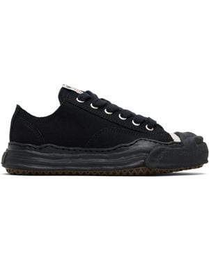 Maison Mihara Yasuhiro 'Hank' Og Sole Canvas Low-Top Trainers - Black