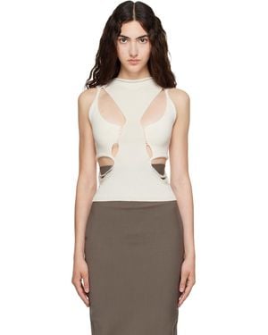 Rick Owens Off- Hollywood Tanja Top - Brown