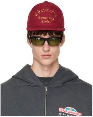 Willy Chavarria Burgundy 'Chavarria Community Center' Cap - Red